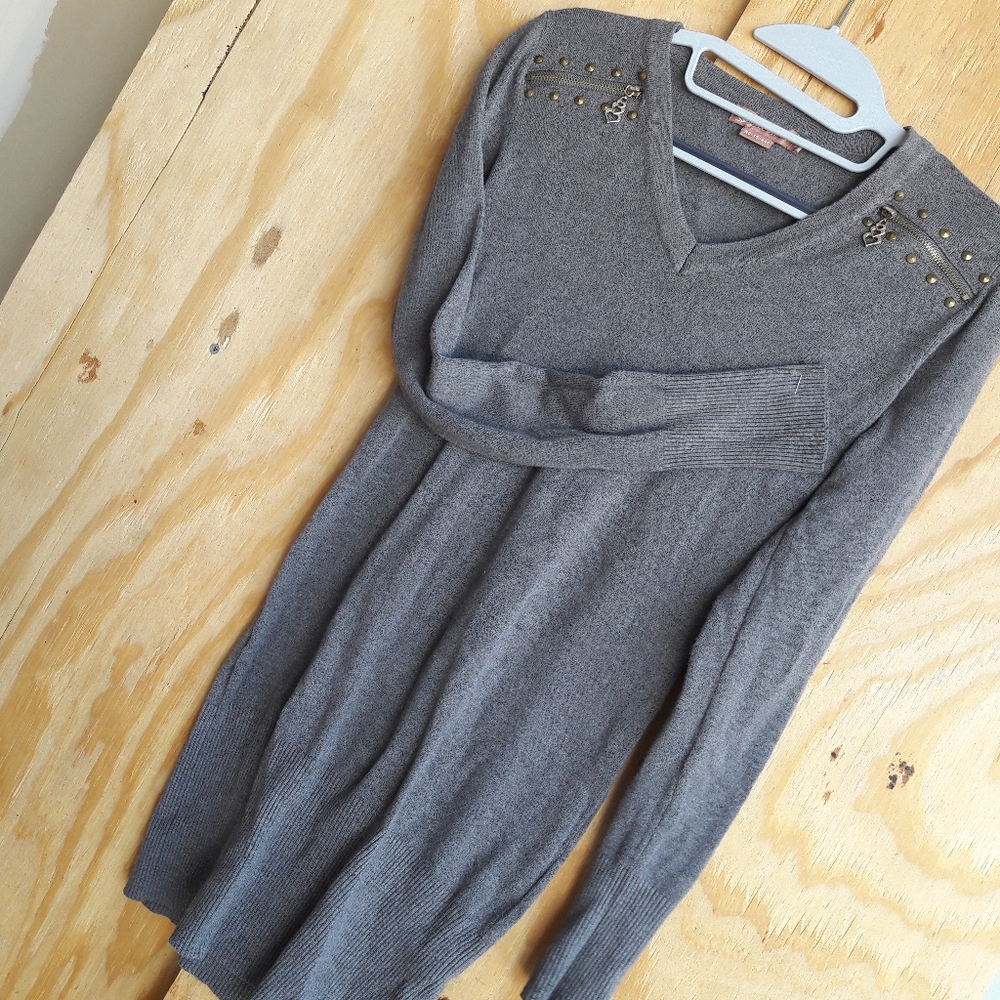 Gray warm dress